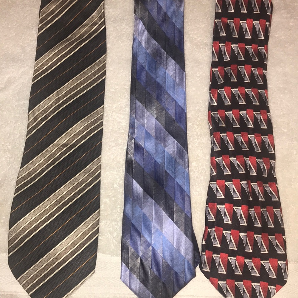 three ties in great condition